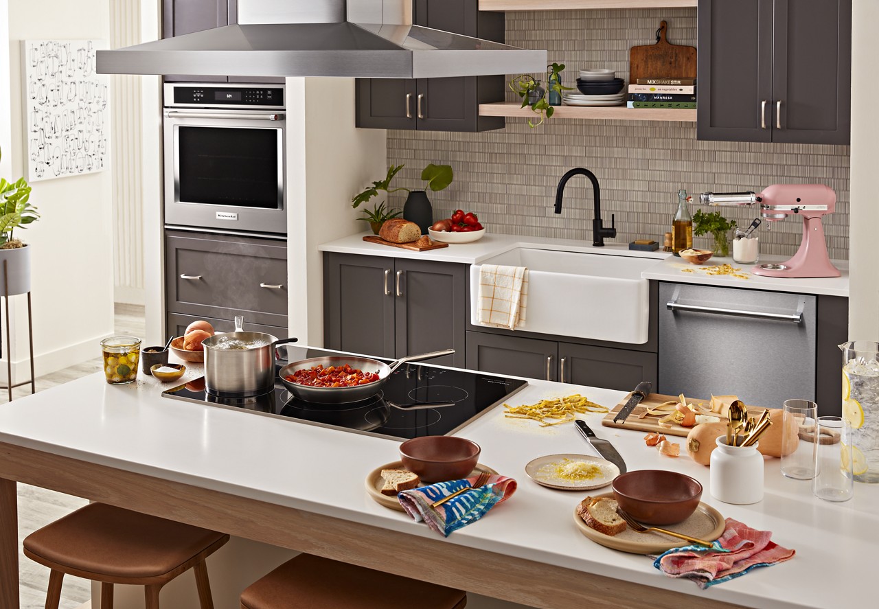 KitchenAid induction cooktop vignette